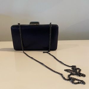 Nordstrom Crystal / Shimmer Navy Evening Bag (cross body / clutch)